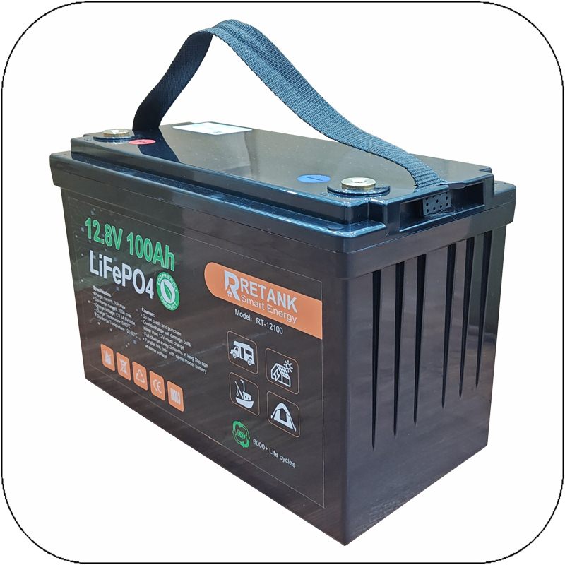 12.8V 100Ah LiFePO4 battery RT-12100