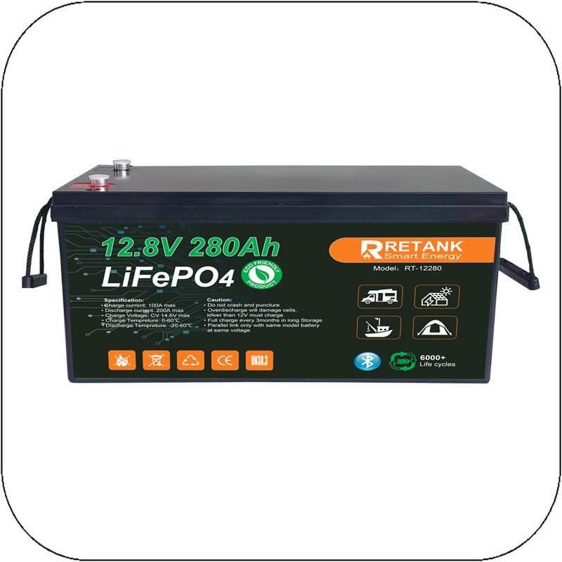 12.8V 280Ah LiFePO4 battery RT-12280