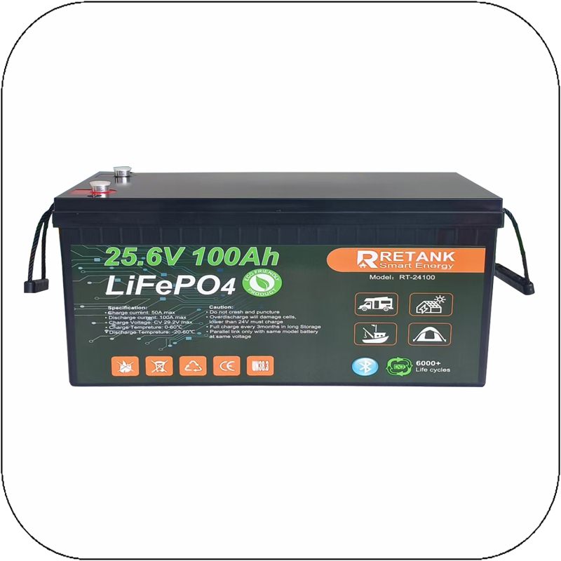 25.6V 100Ah LiFePO4 battery RT-24100